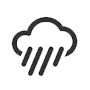 Kraftigt regn